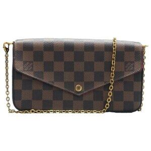 Louis Vuitton Pochette Felicie W/P Monogram Canvas Shoulder Bag 950-092225